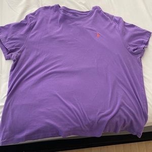 Polo Ralph Lauren purple and orange t shirt